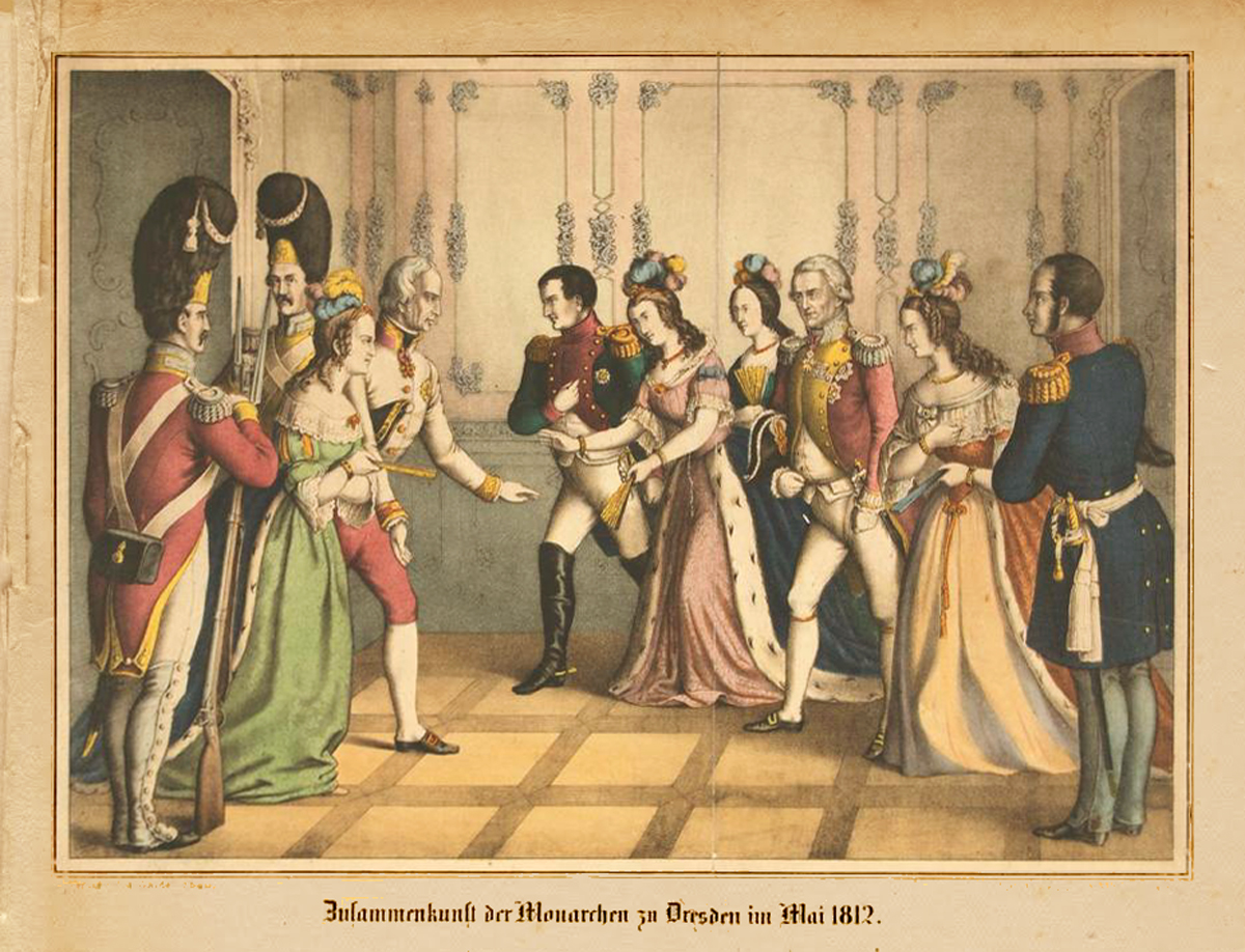 Monarchentreffen in Dresden 1812