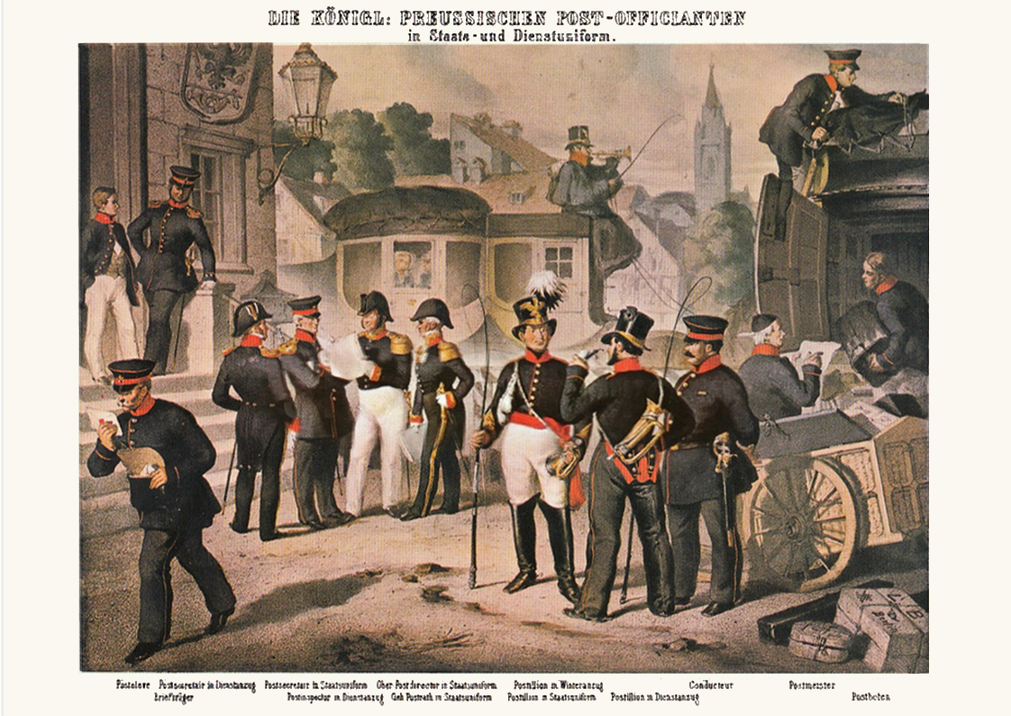 Burger - Königlich Preussische Post-Officianten