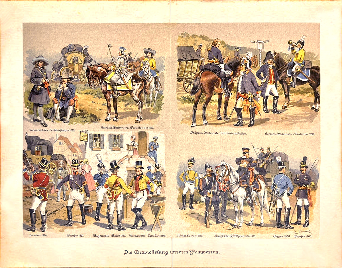 Postwesens 1709-1900
