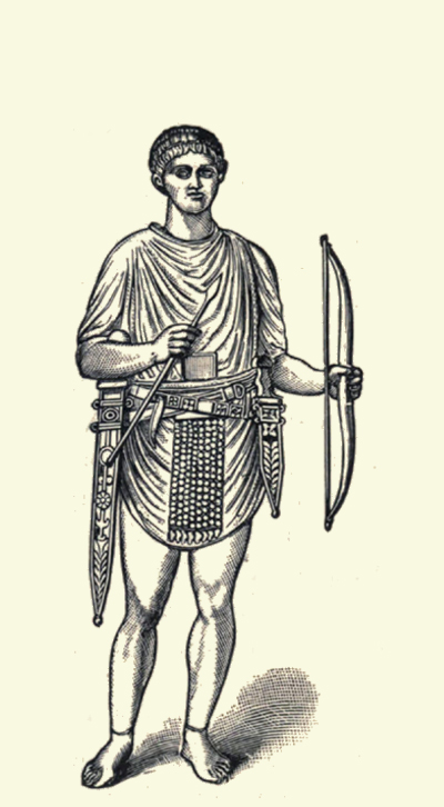 röm. Bogen-Schütze zu Fuß