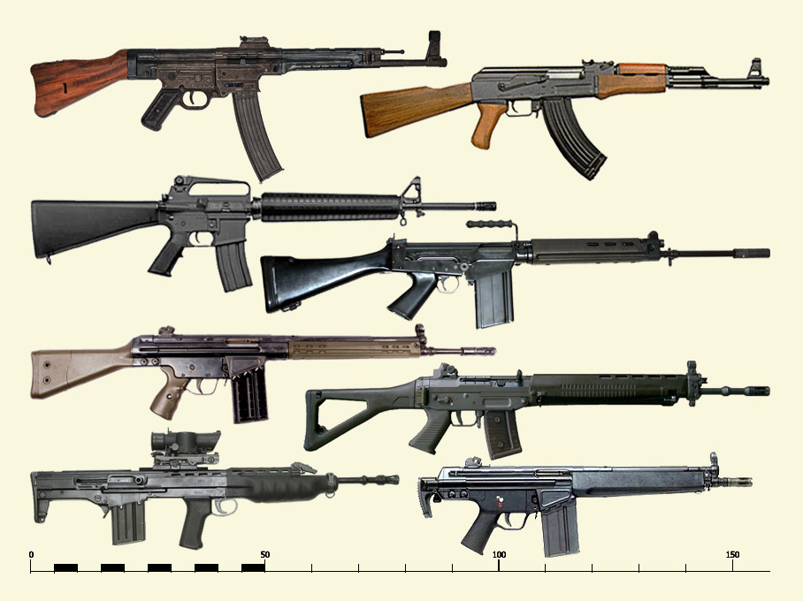 Gewehre, 20. Jahrhundert, s.g. "Sturmgewehre"